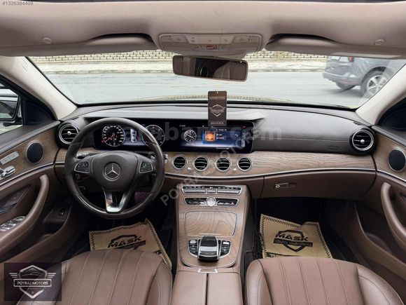POYRAZ MOTORS'DAN E220D EXCLUSİVE 4 MATİC BAKIMLI COMMAND EKRAN