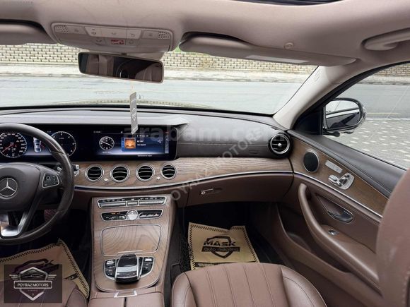 POYRAZ MOTORS'DAN E220D EXCLUSİVE 4 MATİC BAKIMLI COMMAND EKRAN