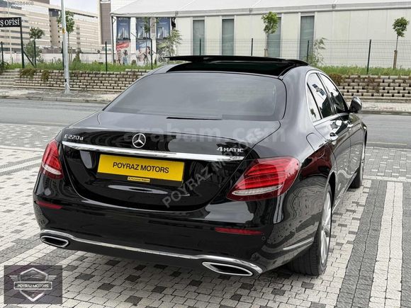 POYRAZ MOTORS'DAN E220D EXCLUSİVE 4 MATİC BAKIMLI COMMAND EKRAN