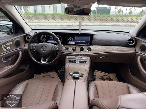 POYRAZ MOTORS'DAN E220D EXCLUSİVE 4 MATİC BAKIMLI COMMAND EKRAN