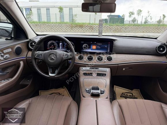 POYRAZ MOTORS'DAN E220D EXCLUSİVE 4 MATİC BAKIMLI COMMAND EKRAN