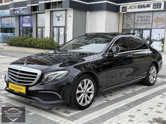 POYRAZ MOTORS'DAN E220D EXCLUSİVE 4 MATİC BAKIMLI COMMAND EKRAN