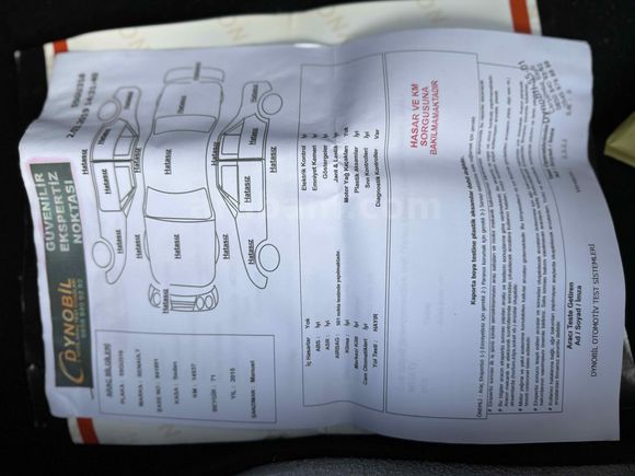 HATASIZ-BOYASIZ 2015 Model 114.000 km 1.2 Benzin