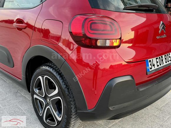 50.000 KM 2021 C3 OTOMATİK FEEL BOLD SERVİS BAKIMLI