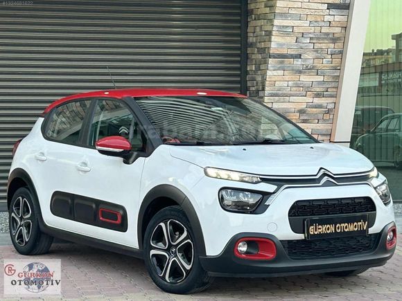 GÜRKON' 2021 CİTROEN C3 ÇİFT RENK HATASIZ BOYASIZ 80KM