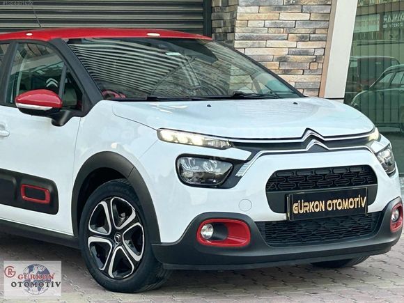 GÜRKON' 2021 CİTROEN C3 ÇİFT RENK HATASIZ BOYASIZ 80KM