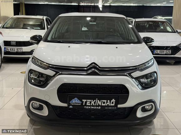 TEKİNDAĞ'dan2023 CİTROEN C3 1.2FEL BOLD SENET+KREDİ %30PEŞİNATLA