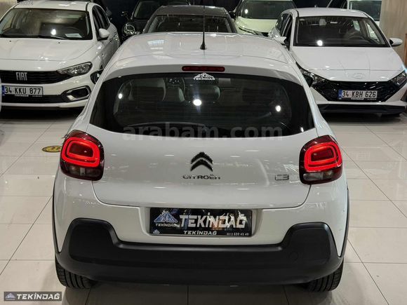 TEKİNDAĞ'dan2023 CİTROEN C3 1.2FEL BOLD SENET+KREDİ %30PEŞİNATLA