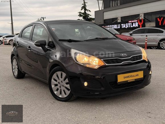 SAMİOĞULLARINDAN 2013 MD KİA RİO 1.4 CRDİ 6 İLERİ SİYAH+KREM