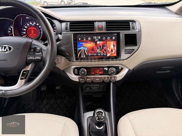 SAMİOĞULLARINDAN 2013 MD KİA RİO 1.4 CRDİ 6 İLERİ SİYAH+KREM