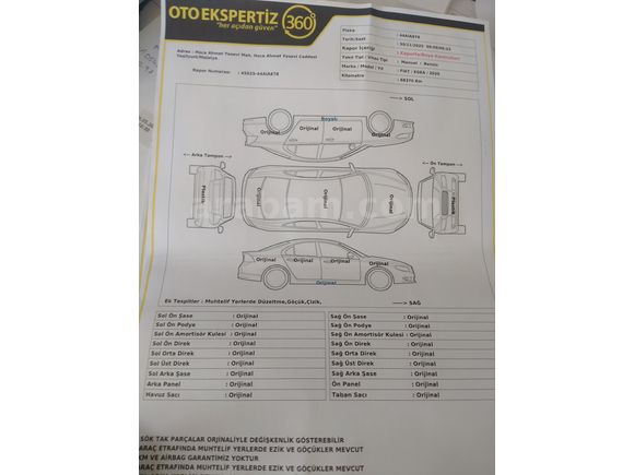 Sahibinden Fiat Egea 1.4 Fire Easy 2020 Model 
