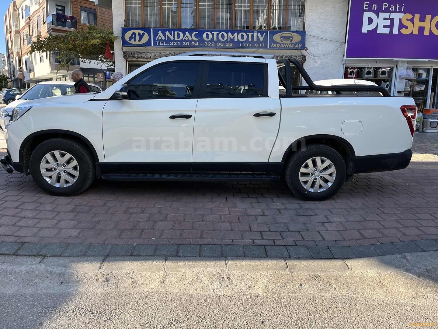 Galeriden KGM SsangYong Musso Grand 2.2 D Platinum 2024 Model Antalya 6.124 km Beyaz 6