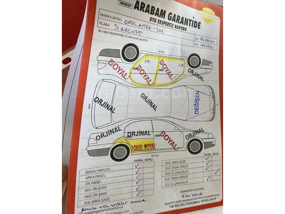 Galeriden Opel Astra 1.3 CDTI Essentia 2011 Model Hatay