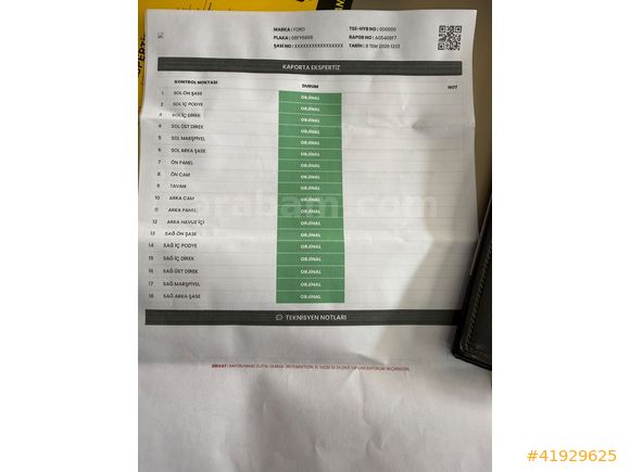 2012 TİTANİUM 164 BİN KM'DE TEK PARÇA BOYA GRİ RENK