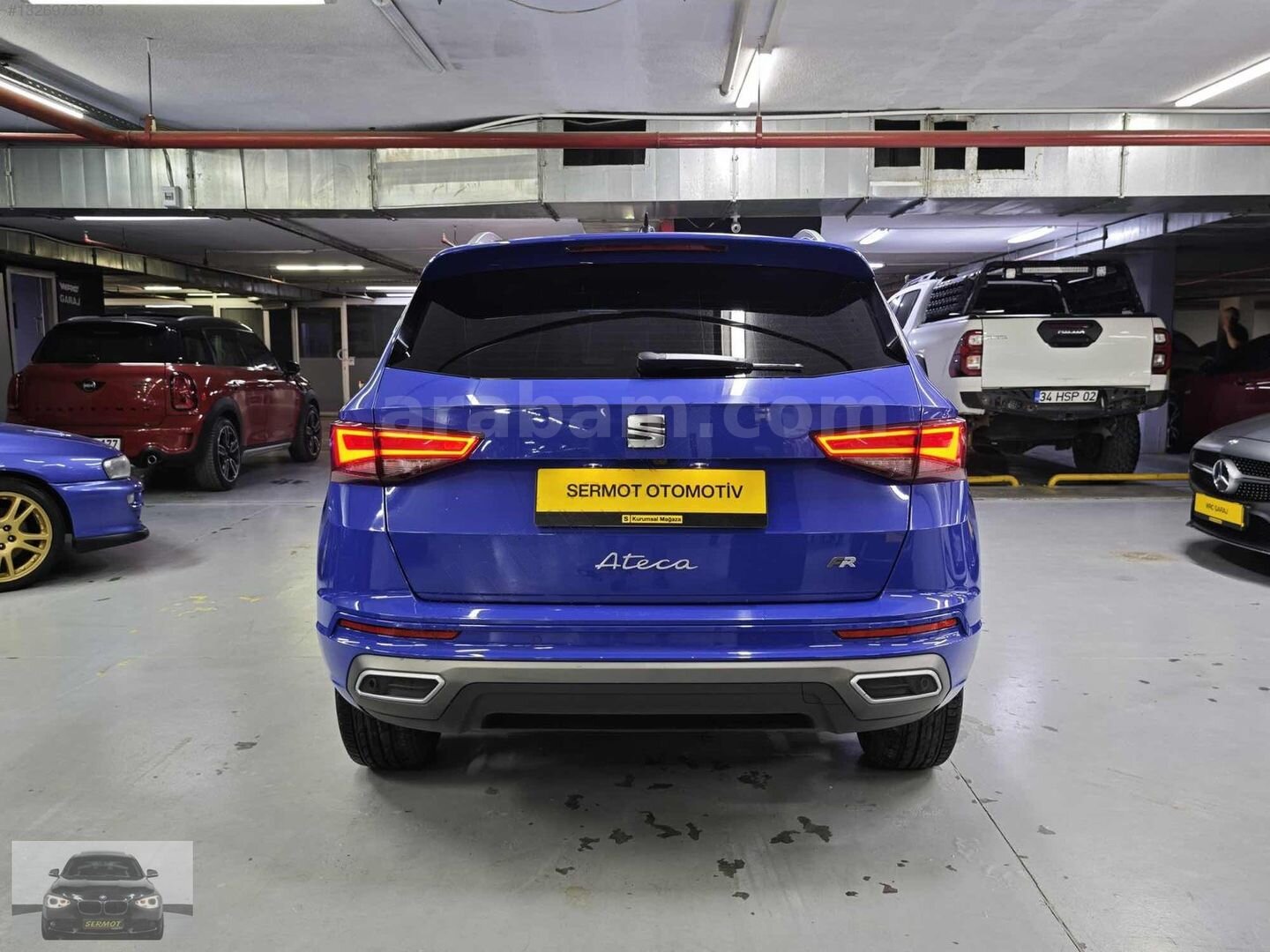 Galeriden Seat Ateca 1.5 EcoTSI FR 2020 Model İstanbul 39.000 km Mavi 5