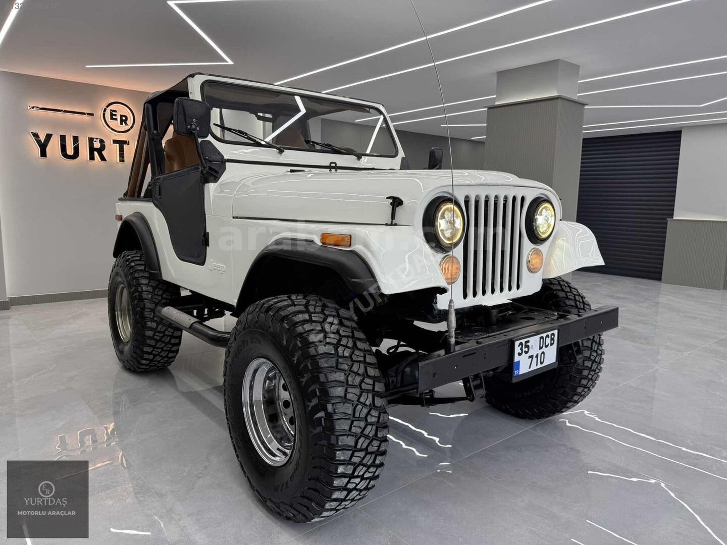Galeriden Jeep CJ CJ-5 1977 Model Aydın 48.000 km Beyaz 6