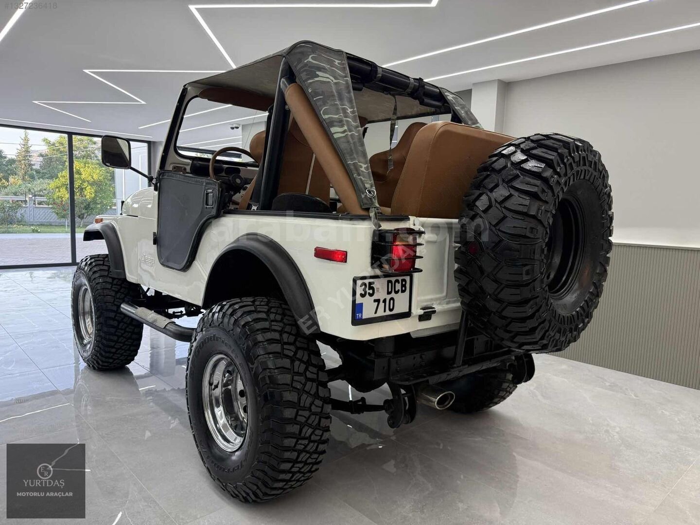 Galeriden Jeep CJ CJ-5 1977 Model Aydın 48.000 km Beyaz 3