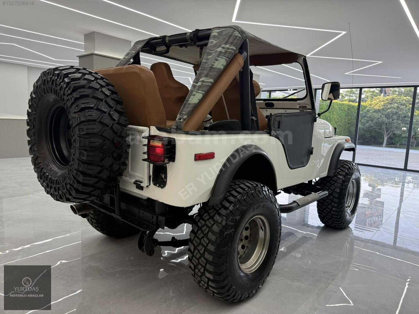 Galeriden Jeep CJ CJ-5 1977 Model Aydın 48.000 km Beyaz 5