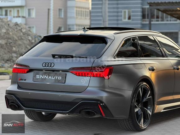 2021 AUDİ RS6 4.0 TFSİ QUATTRO+90.360KM+ARKA AKS+MAT+HATASIZ