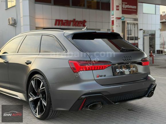 2021 AUDİ RS6 4.0 TFSİ QUATTRO+90.360KM+ARKA AKS+MAT+HATASIZ