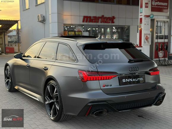2021 AUDİ RS6 4.0 TFSİ QUATTRO+90.360KM+ARKA AKS+MAT+HATASIZ