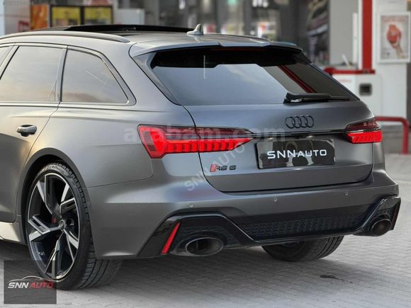 2021 AUDİ RS6 4.0 TFSİ QUATTRO+90.360KM+ARKA AKS+MAT+HATASIZ