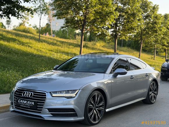 ÇANKAYA MOTORS DAN-HATASIZ BOYASIZ - AUDI -A7 -S LINE-ÇİFT NAVG-