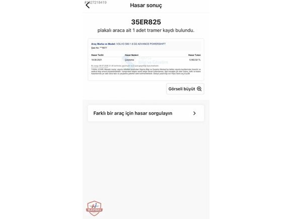 Saygın Otomotiv Hatasız Düşük km Volvo S60 Powershift