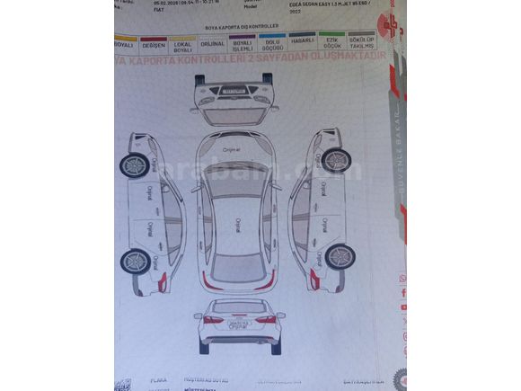 Sahibinden Fiat Egea 1.3 Multijet Easy 2022 Model