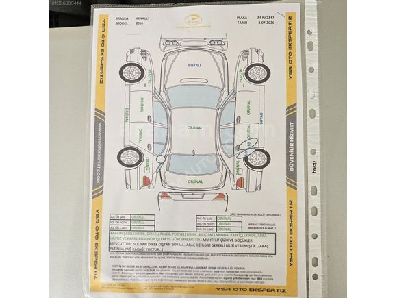 2016 CLIO 1.5 DCI! ORJ.155.### KM'DE HATASIZ AYARINDA! EXPERLİ!