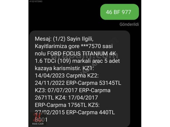 HAS~CAR'dan TİTANYUM FOCUS