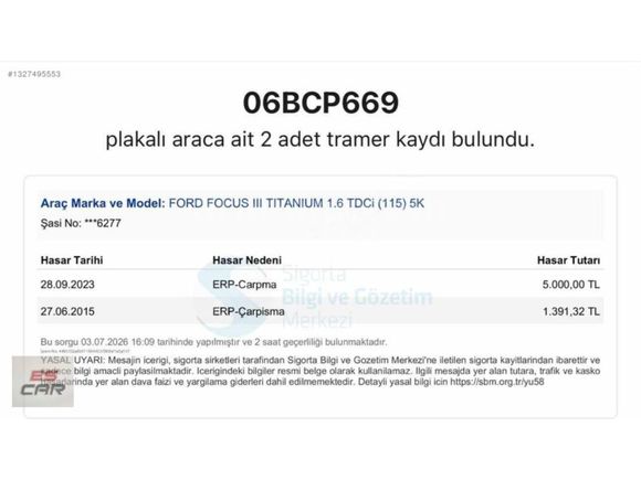 ES-CAR'DAN 2012 FORD FOCUS TITANIUM OTMPARK/STARTSTOP