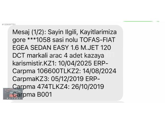 AHG MOTORS'DAN OTOMATİK EGEA