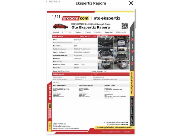 2021 MODEL TİTANİUM PLUS 90 BİN KM DE