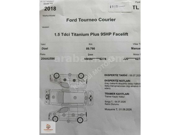 CINCIK GİBİ 89000 KM TT PLUS DEGİŞENSIZ HATASIZ