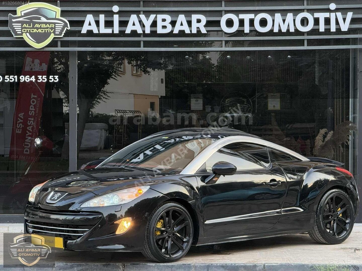 Galeriden Peugeot RCZ 1.6 THP Yearling 2011 Model Antalya 235.000 km Siyah 6