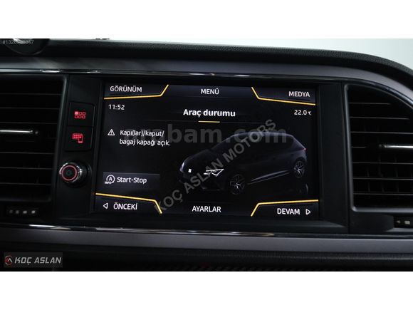 KOÇ ASLAN'DAN / 390 BİN PEŞİNATLA LEON EXCELLENCE 1.6 TDİ DSG