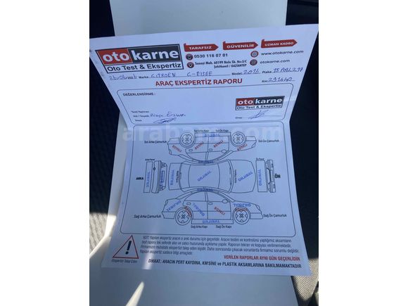 Sahibinden Citroen C-Elysée 1.6 HDi Confort 2016 Model Gaziantep