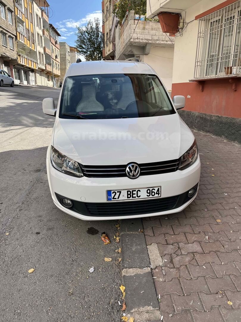 Sahibinden Volkswagen Caddy 1.6 TDI Comfortline 2014 Model Gaziantep 155.000 km Beyaz 2