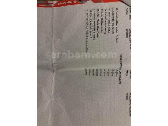 Değişensiz Aile Aracı Citroen C4 1.4 SX 2005 