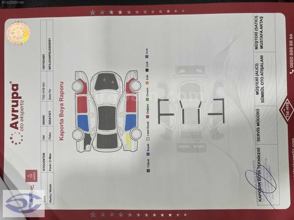 2013 C-MAX 1.6 TDCİ TİTANİUM -CAM TAVAN-AKILLI BAGAJ-205 000KM