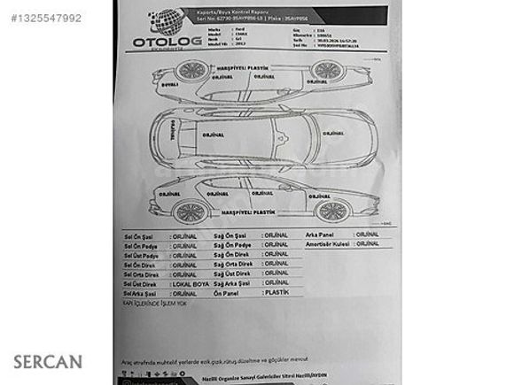 'SERCAN OTO'DAN//2012 FORD C-MAX//1.6TDCİ TİTANİUM/OTM.PARK