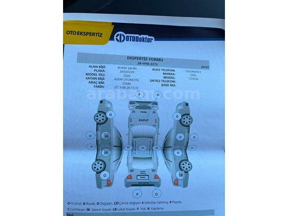 OPEL/CORSA/TEMİZ/DÜŞÜK KM/ 1.2 ENJOY ÖZEL SERİ