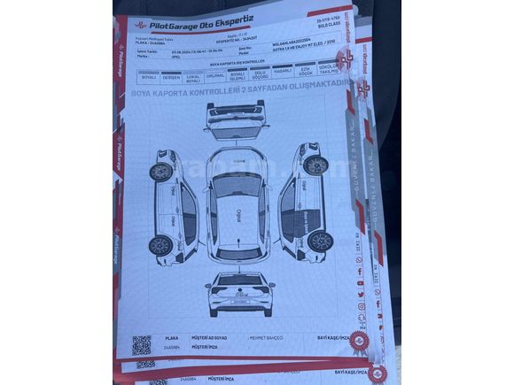 Değişensiz  tek lokal boyalı Astra