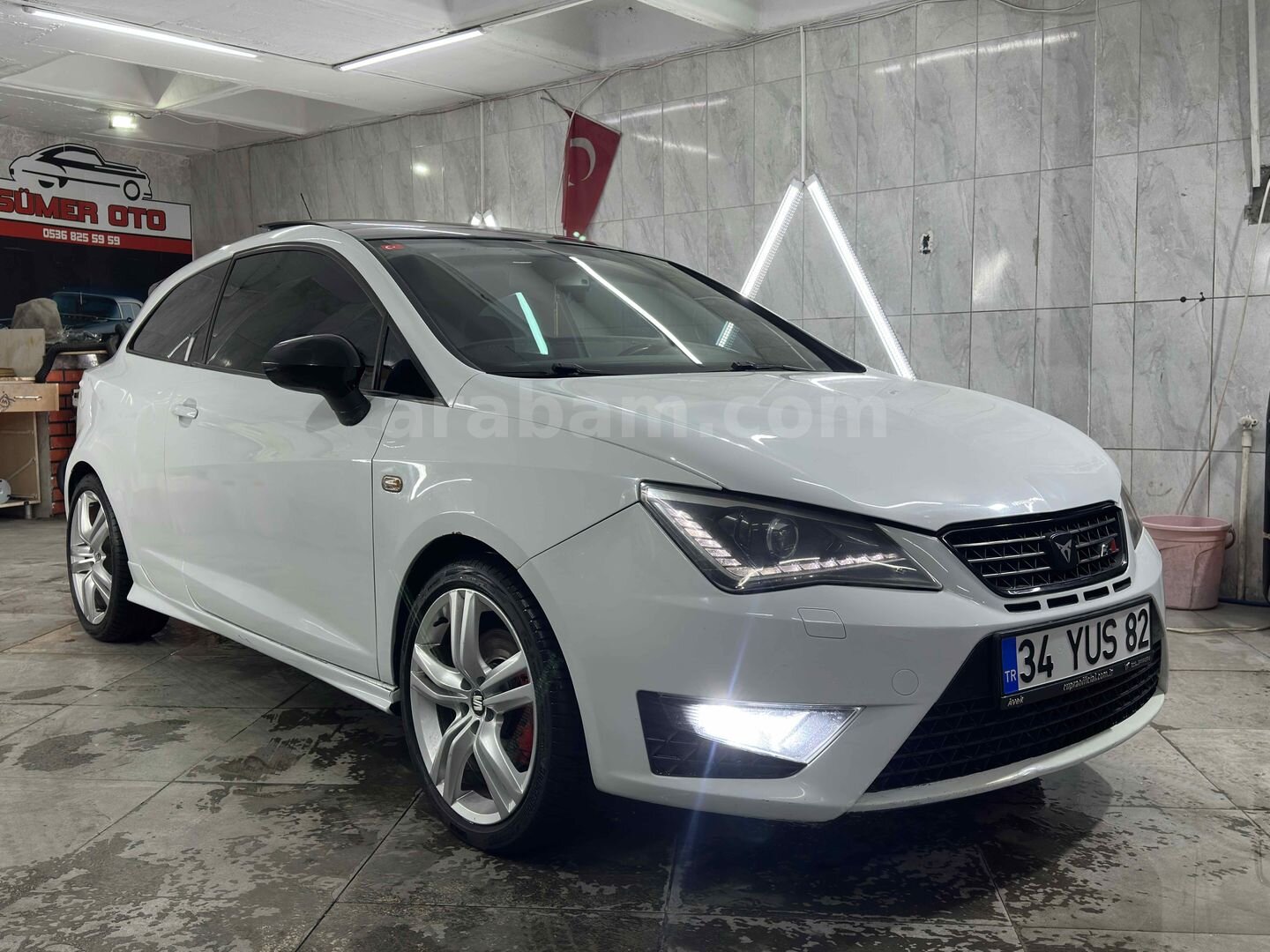 Sahibinden Seat Ibiza 1.4 TSI Sport Coupe Cupra 2013 Model İstanbul 165.000 km Beyaz 3