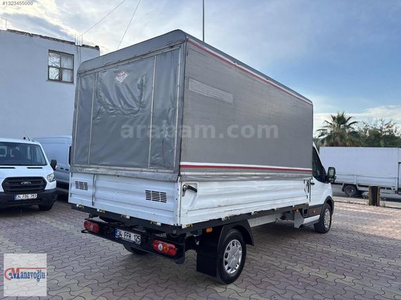 2022 MODEL FORD TRANSİT 350 L HATASIZ BOYASIZ 129BİNKM TENTELİ