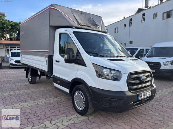 2022 MODEL FORD TRANSİT 350 L HATASIZ BOYASIZ 129BİNKM TENTELİ