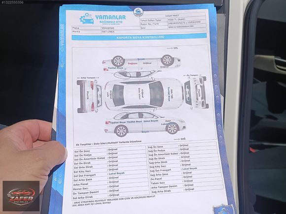 2013 Model Fiat Linea 1.3 Multijet