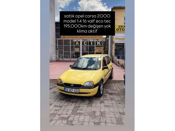Sahibinden Opel Corsa 1.4 Swing 2000 Model