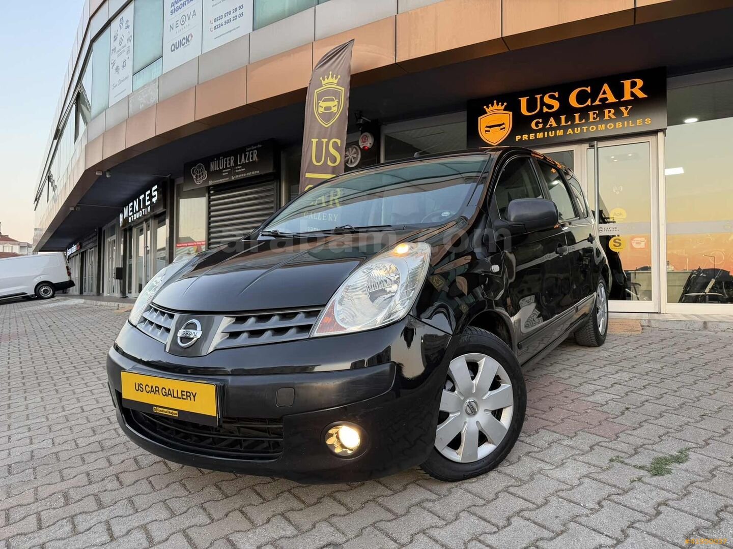 Galeriden Nissan Note 1.4 Visia 2008 Model Bursa 219.000 km Siyah 5